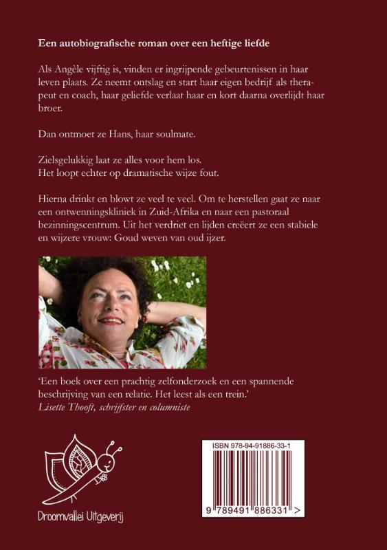 Goud weven van oud ijzer achterkant