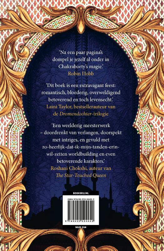 De bronzen stad / Daevabad / 1 De bronzen stad / Daevabad / 1 achterkant