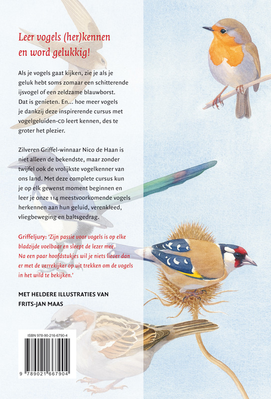 Vogels kijken is geluk achterkant