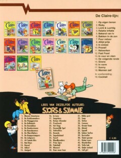 Mannen zat! / 18 Sunny Nederlandse editie / Claire / 18 achterkant