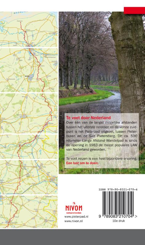 Pieterpad Deel 1 / 1 Pieterburen-Vorden / Lange-Afstand-Wandelpad / 9.1 achterkant