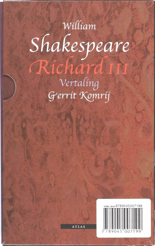 Messire En Richard Iii Casette achterkant