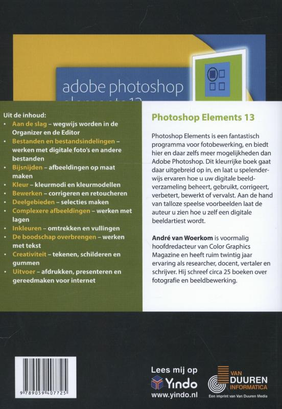 Ontdek photoshop elements 13 / Ontdek! achterkant