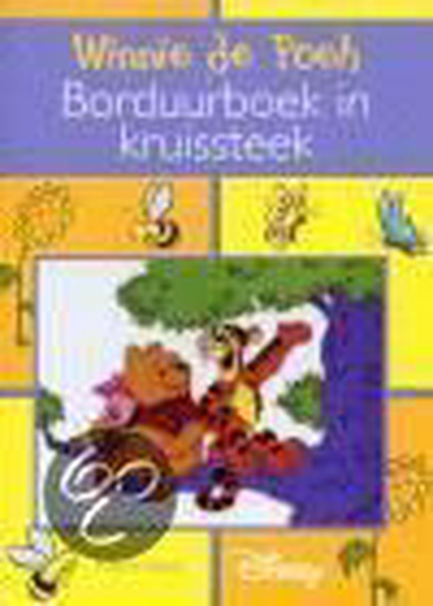 Winnie de poeh borduurboek in kruissteek