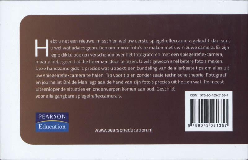Tips voor het fotograferen met een spiegelreflexcamera achterkant