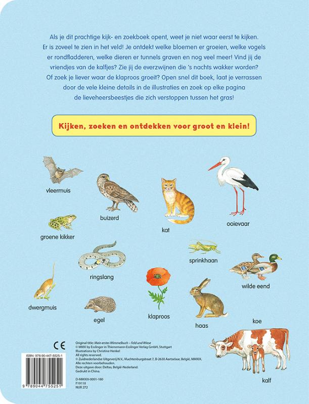 In het veld / Kijk- en zoekboek achterkant
