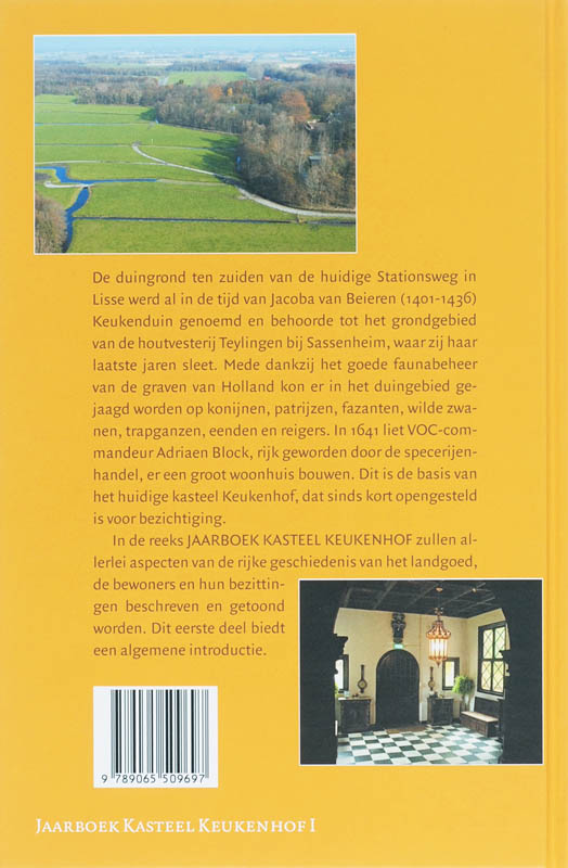 Jaarboek kasteel Keukenhof  -   Keukenhof: een kasteel aan de duinrand achterkant