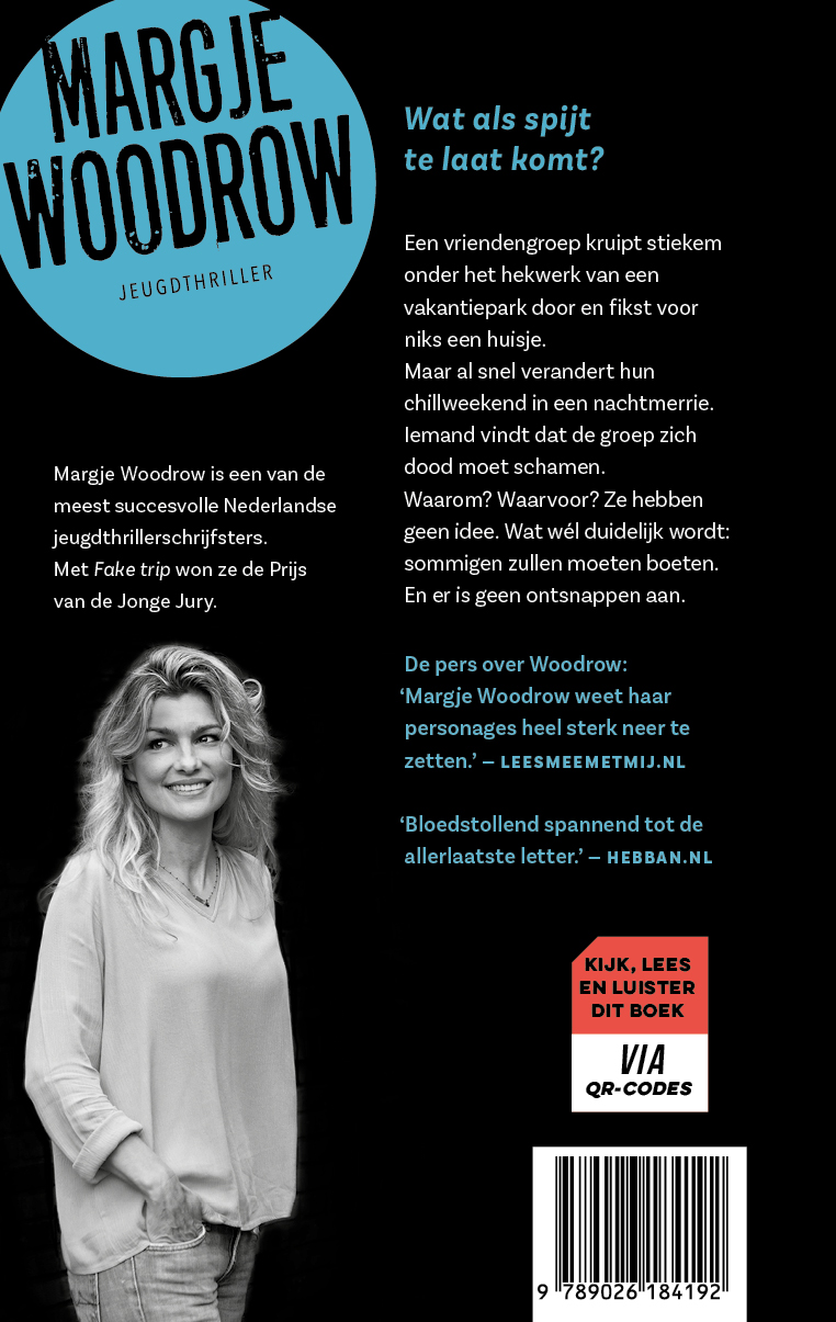 Shame on you / Politie niet betreden achterkant