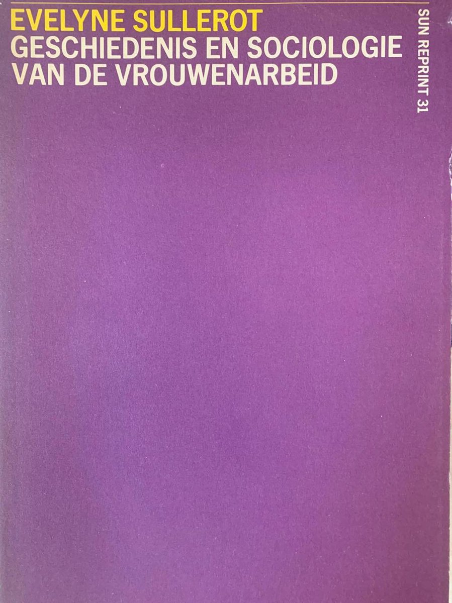 Geschiedenis en sociologie van de vrouwenarbeid