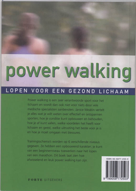 Powerwalking achterkant