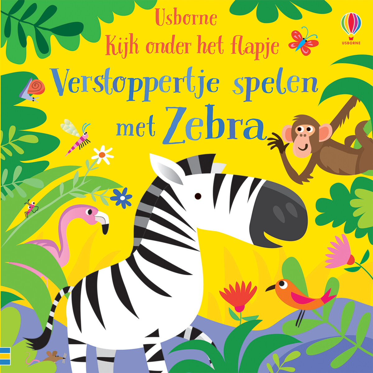 Verstoppertje spelen met zebra / Kijk onder het flapje
