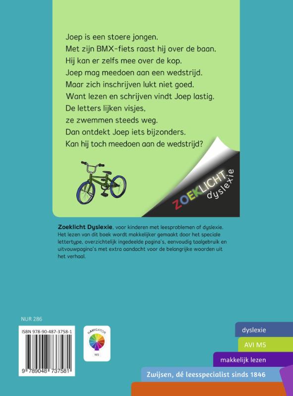 Net als Einstein / Zoeklicht Dyslexie achterkant