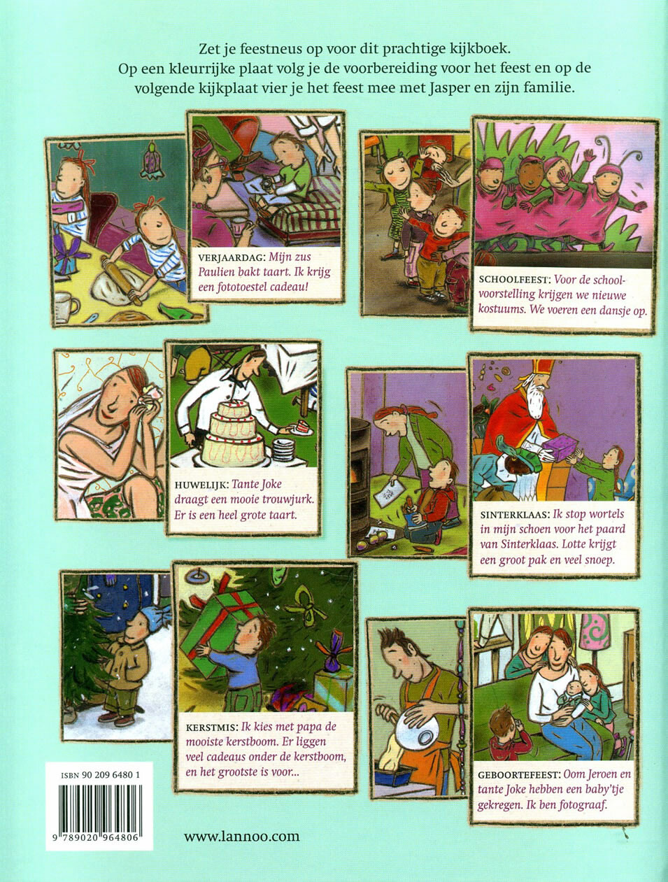 Het feestenboek achterkant