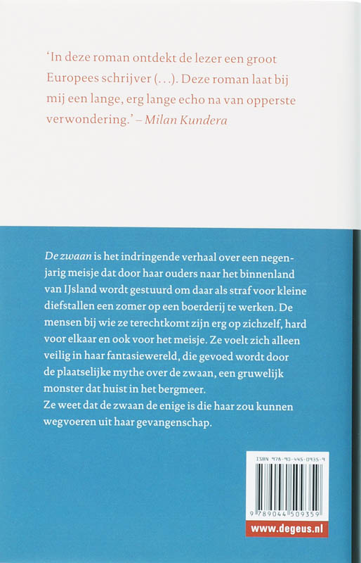 De zwaan De zwaan achterkant