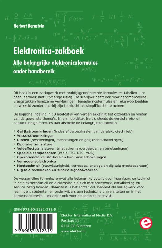 Elektronica-zakboek achterkant