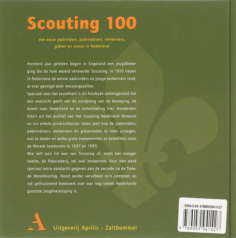 Scouting 100 achterkant