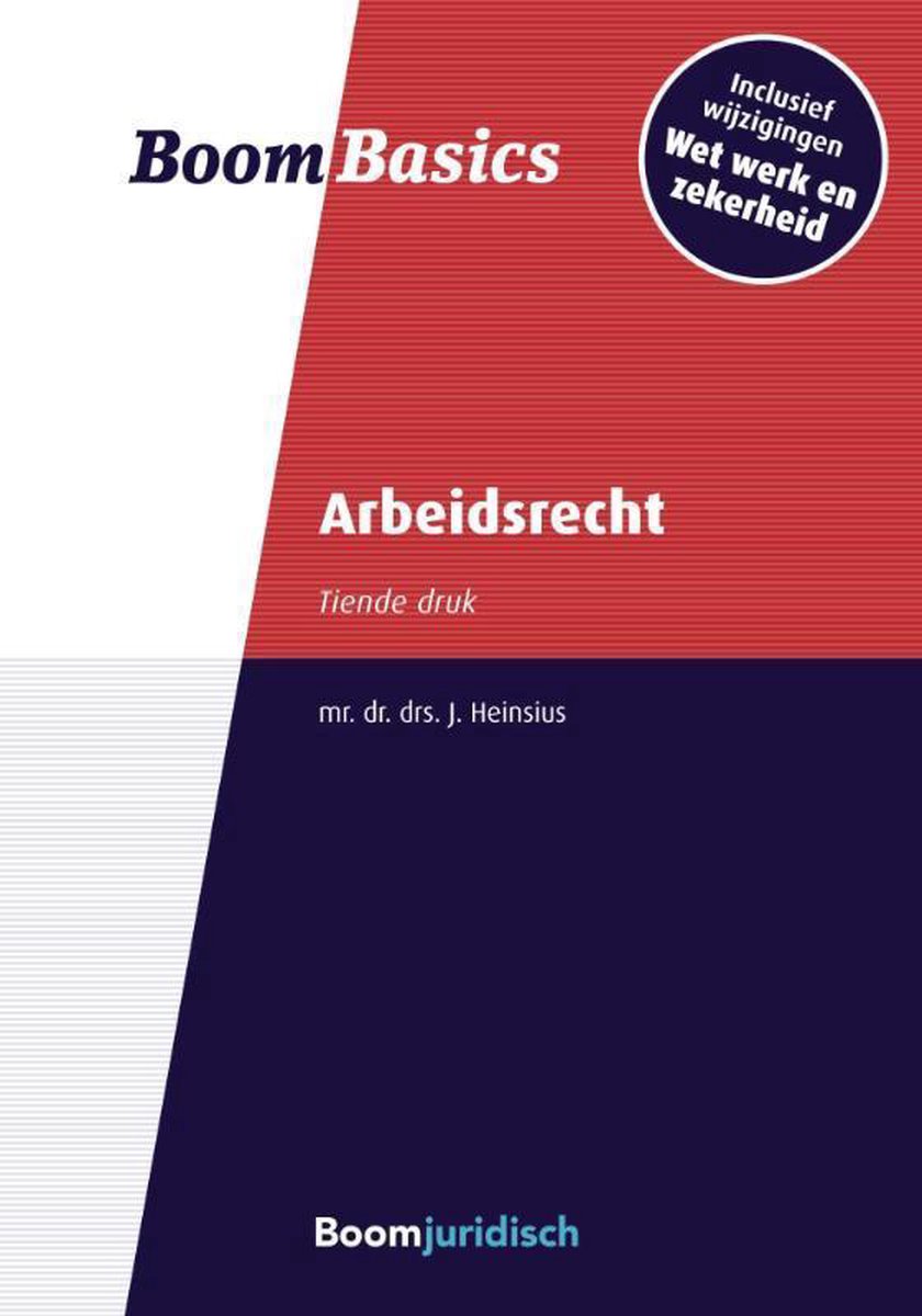 Arbeidsrecht / Boom basics