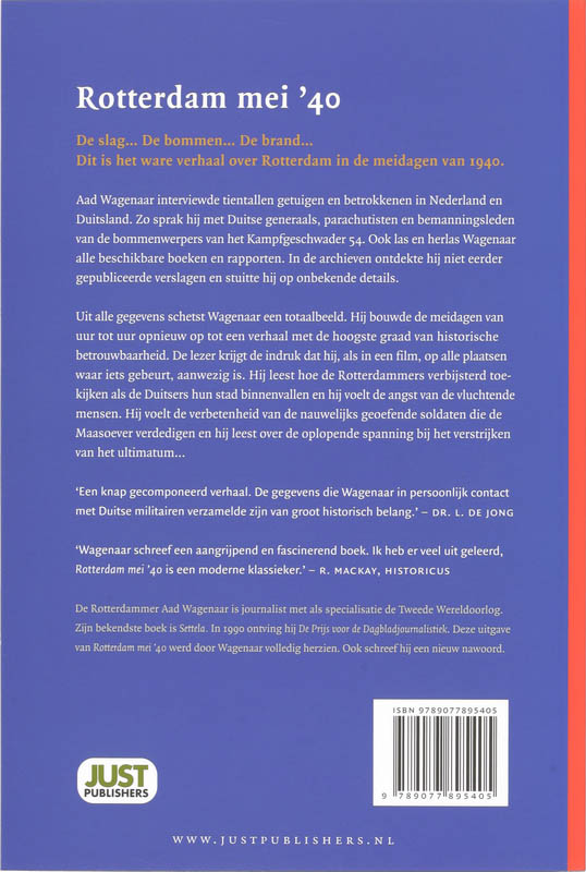 Rotterdam mei '40 Rotterdam mei '40 achterkant