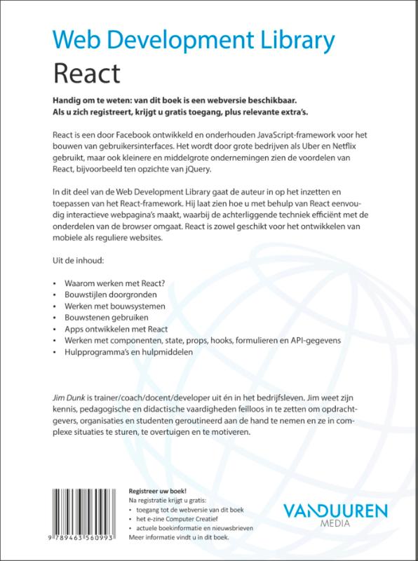 React / Web Development Library achterkant
