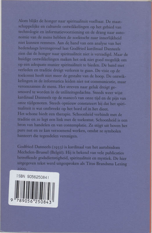 Is een oude honger terug? achterkant