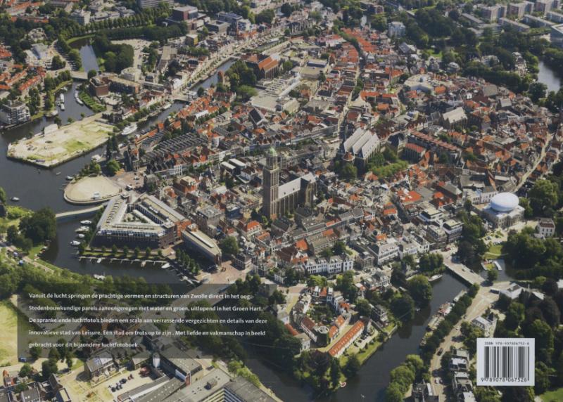 Zwolle vanuit de lucht achterkant