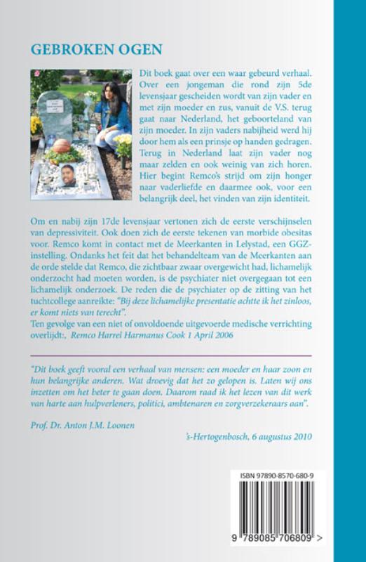 Gebroken ogen achterkant