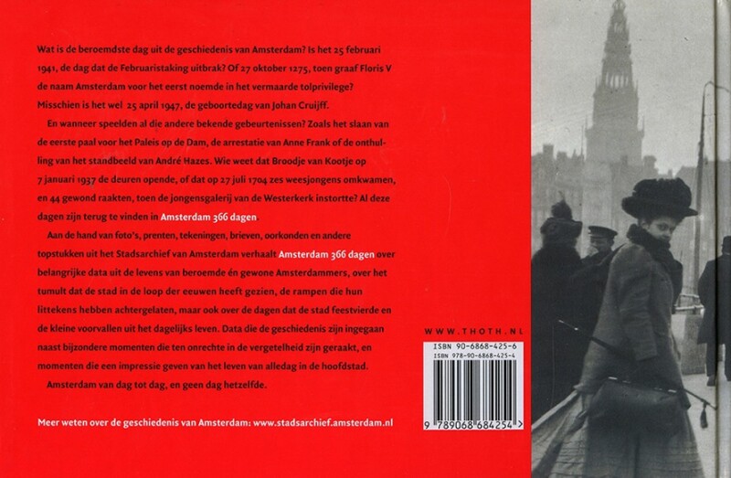 Amsterdam 366 dagen Amsterdam 366 dagen achterkant