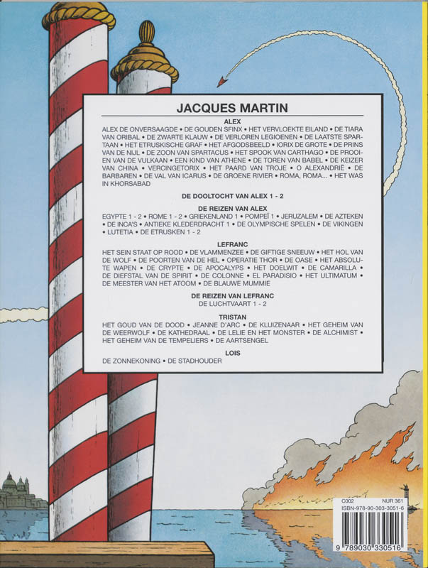 De colonne / Lefranc / 14 achterkant