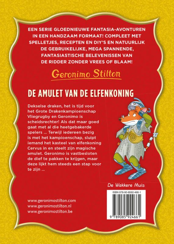 De amulet van de elfenkoning / Avonturen in Fantasia / 9 achterkant