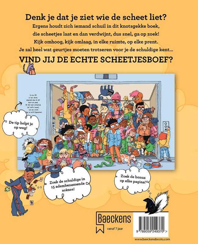 Wie liet die scheet? achterkant