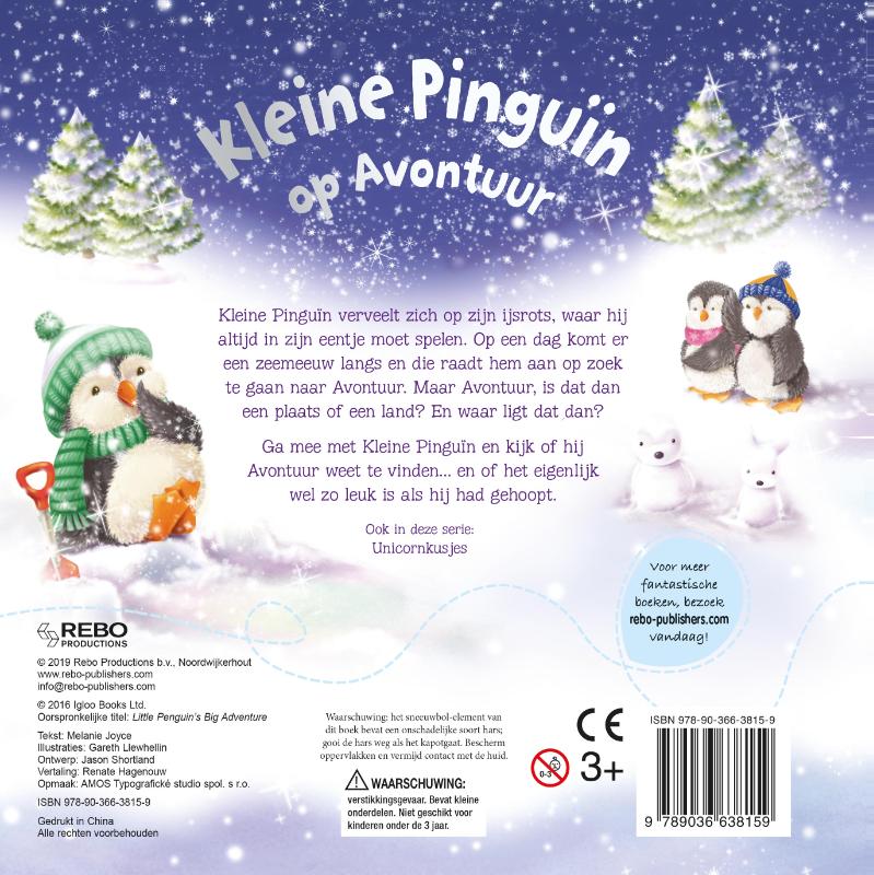 Kleine Pinguïn op Avontuur achterkant