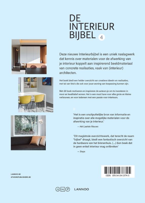 De interieurbijbel - 4de editie achterkant