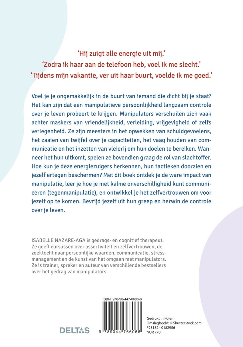 Omgaan met manipulators achterkant
