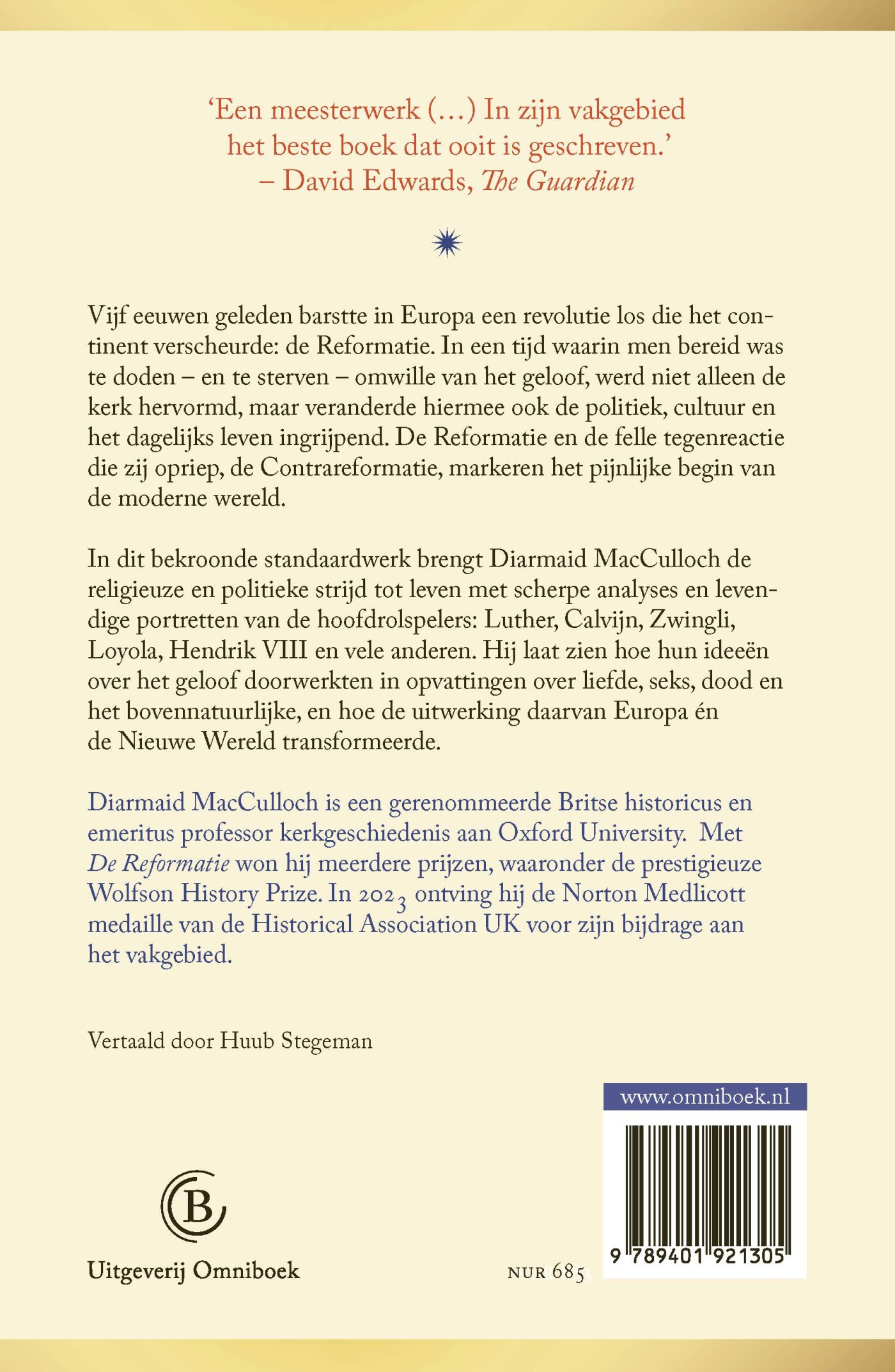 De Reformatie achterkant
