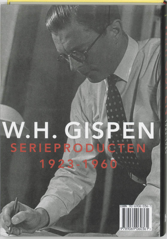 W.H. Gispen Serieproducten 1923-1960 achterkant