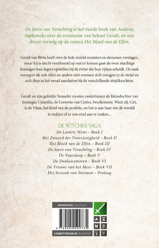 De Jaren van Verachting / The Witcher / 4 achterkant