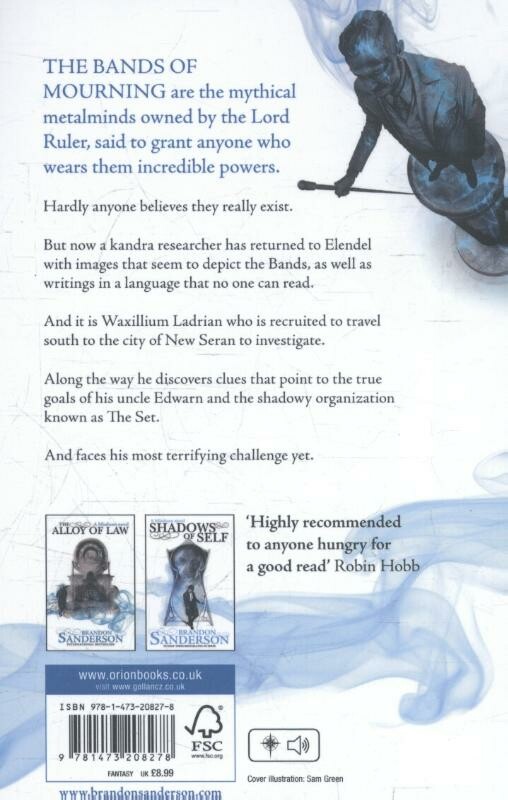 The Bands of Mourning / The Mistborn Saga / 6 achterkant