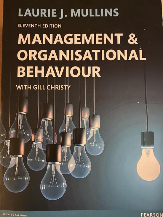 Management & Organisational Behaviour