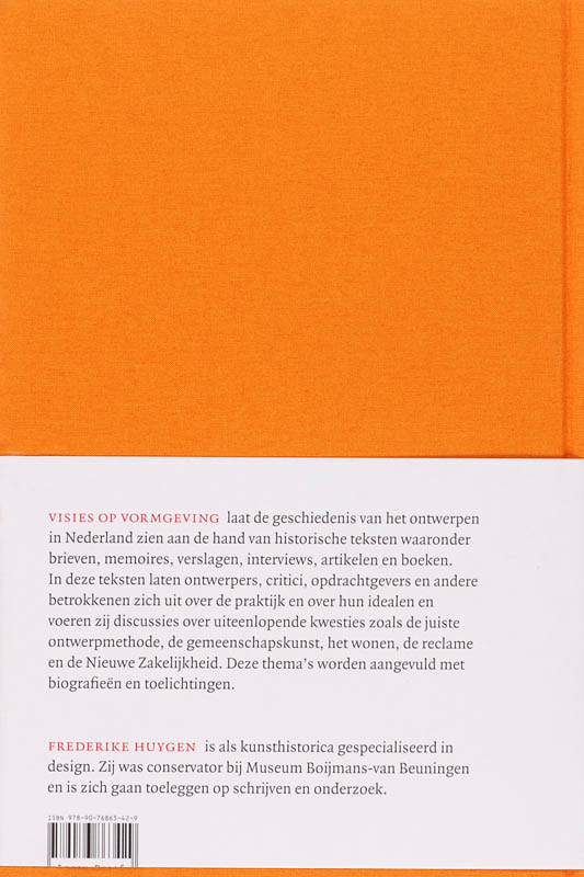 Visies op vormgeving 1 1874-1940 / 1 1874-1940 achterkant