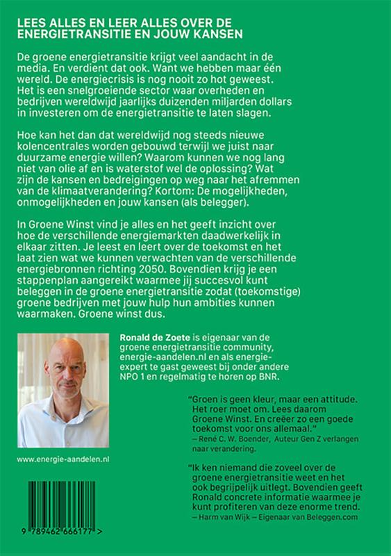 Groene winst achterkant