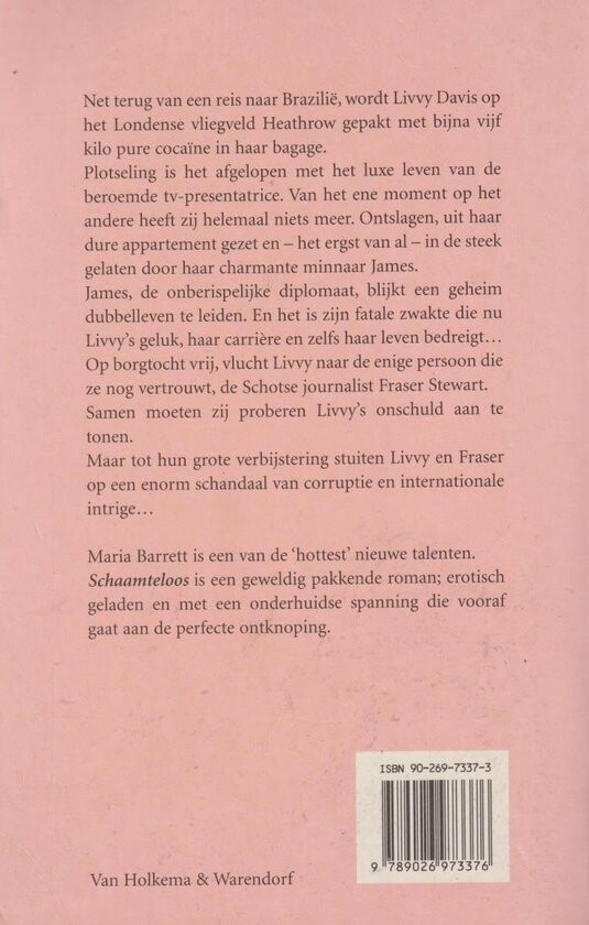 Schaamteloos achterkant