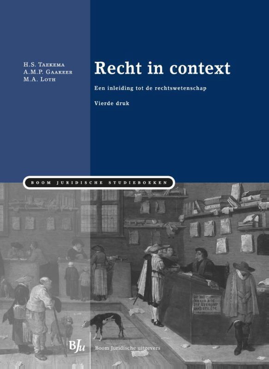 Recht in context / Boom Juridische studieboeken