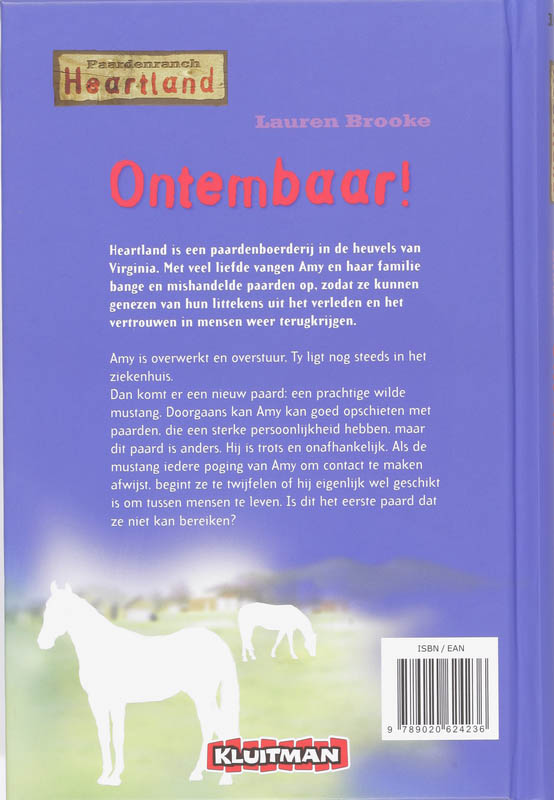 Ontembaar! / Paardenranch Heartland achterkant