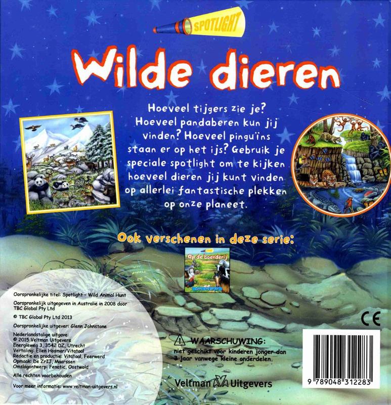 Wilde dieren / Spotlight achterkant