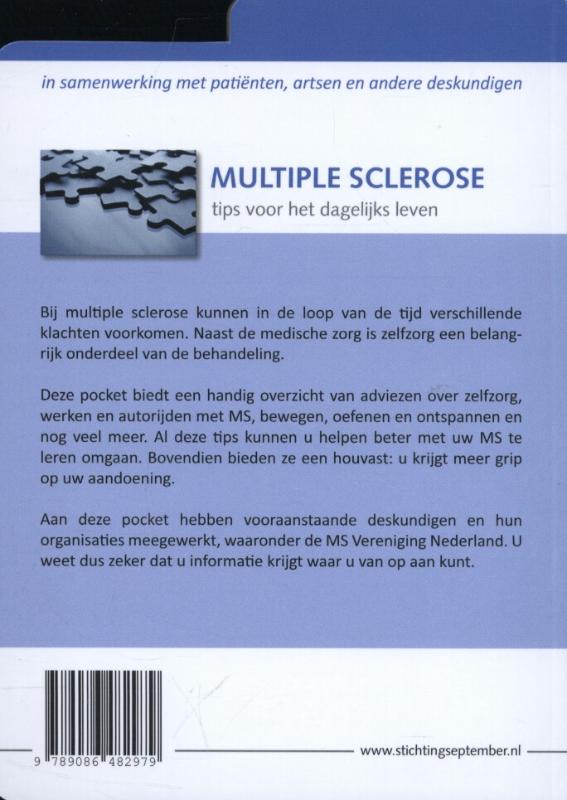 Zorgpocket - Multiple sclerose achterkant