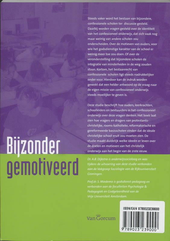 Bijzonder gemotiveerd achterkant