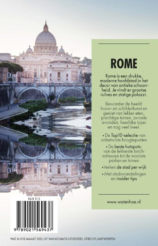 Rome / Wat & Hoe Reisgids achterkant