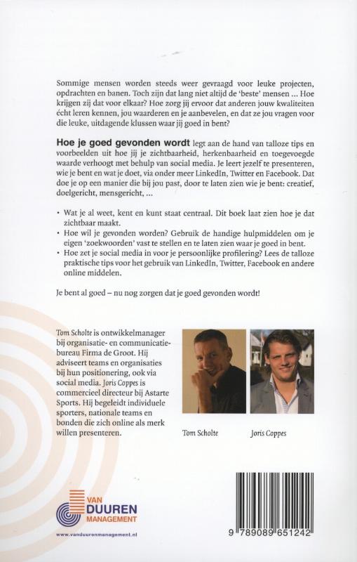Hoe je goed gevonden wordt! achterkant