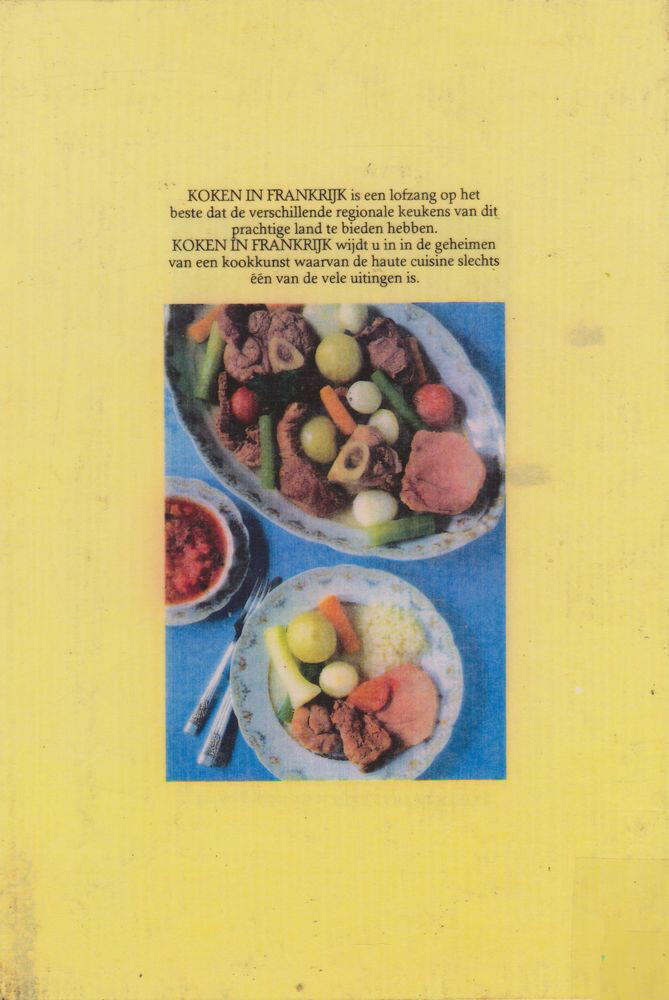 Bourgondië / Koken in Frankrijk achterkant