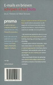 E-mails en brieven schrijven in het Duits / Prisma brievenboek achterkant